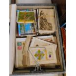 Edwardian and later topographical postcards, portrait cards, postage stamps, theatre and concert