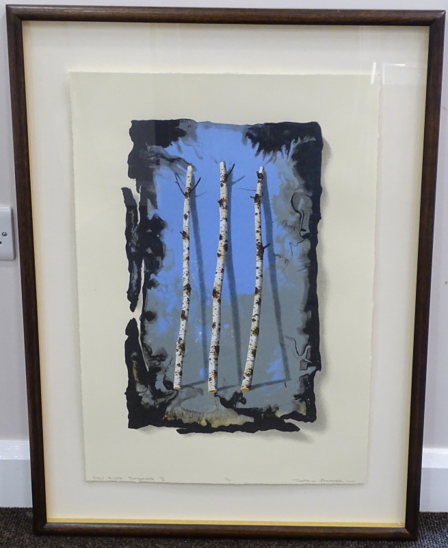 *Terence Warren (British 1948). Blue Birch Fragments II, signed, titled and numbered 15/50, screen- - Image 2 of 4