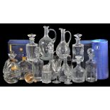 Various advertising decanters, etc., to include a Westminster Abbey example, of shouldered