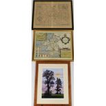 After Speede. Map of Breknoke, bearing date 1610 but later, 39cm x 51cm, a limited edition John