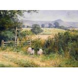 Joe Hush (b.1951). Appleby 2½ miles, acrylic, signed, 25cm x 34cm.