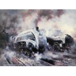 David Weston (1935-2011). Steam At Top Shed, limited edition signed print no.74/500, Fine Art