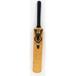 A Hunts County Signature Collection cricket bat, complete with various county signatures for