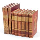 Blackie and Sons. The Casouet Of Literature, in gilt stencilled red boards (6) and nature book (3