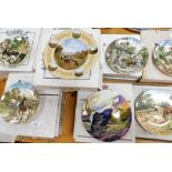 Various boxed Bradford Exchange collector's plates, 1991, Christian Luckel, Grape Harvest, etc. (a