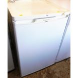 A Frigidaines FVE3803B freezer, in white trim, 86cm high, 56cm wide, 55cm deep.