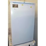 A Beko ULC532W fridge in white, 79cm high, 45cm wide, 50cm deep.