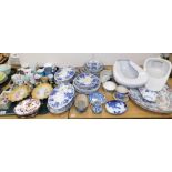 Decorative china and effects, a Gaudy Welsh style mug, Royal Commemorative cups, hors d'oeuvres