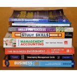 Various textbooks, Introduction To Research Methods, The Study Skills Book, Developing Management