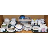 Various part tea services, cabinet cups and saucers, lidded tureens, decorative cups, Royal
