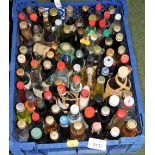 Various miniature alcohol and alcohol bottles, to include Haig Whisky, Teachers, various others,