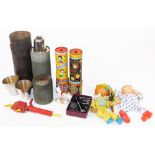 Various bygones collectables, etc., kaleidoscopes, From the Mule figure 8cm high, etc. (a quantity)