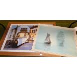 After Bates. Large print and a further print ships on calm waters.