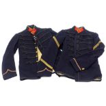 Two pre World War Two French Military bandsman tunics.