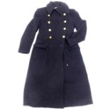 A named WWII British Naval officer's great coat.