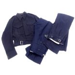 A selection of civil defence uniform, to include jacket, trousers, etc.