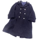 A WWII era French Gendarmerie wool great coat.