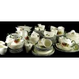A Wedgwood Covent Garden pattern part tea and dinner service, to include tureens, teapots, hot water