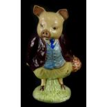 A Beswick Beatrix Potter figure, Pigling Bland, gold backstamp.