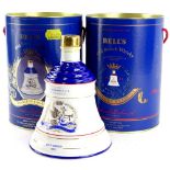 Two bottles of Bells Royal commemorative whisky, for the births of Princess Beatrice and Princess Eu