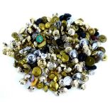 A large quantity of military buttons, badges, buckles, etc, various regiments.