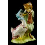 A Royal Albert Beatrix Potter figure group, Jemima Puddle-duck with the Foxy Whiskered Gentleman, bo