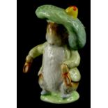 A Beswick Beatrix Potter figure, Benjamin Bunny, gold backstamp.