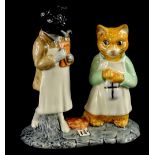 A Beswick Peter Rabbit and friends Beatrix Potter figure group, Ginger and Pickles, limited edition