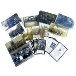 A selection of Imperial German regimental photographs, postcards and death cards. (AF)
