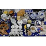 General household effects, to include loose flatware, various Royal Worcester mugs, small bowls, par