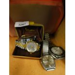 Various gents wristwatches, to include Citizen, an Ingersoll Ltd pocket watch, etc. (a quantity)