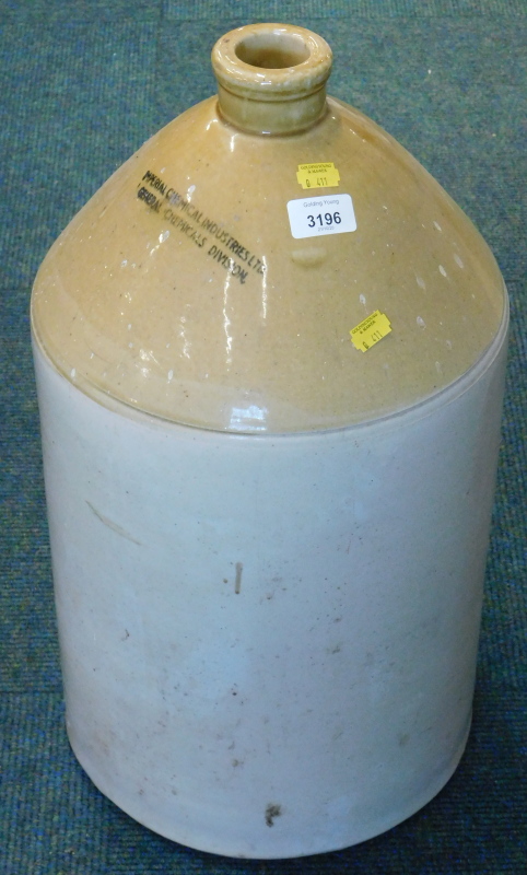 A Imperial Chemical Industries ltd General Chemicals Division stoneware jar.