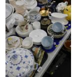 Decorative china and effects, to include an Emma Bridgewater mug (AF), part tea and dinner wares, a