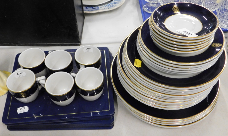 WITHDRAWN BY VENDOR. A Dudson Bros Ltd. regimental part coffee and dinner service, to include