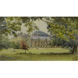 Rachel Mary Harriet Kinnear (1848-1925). Burton Hall, watercolour, initialled and dated June 29th 18