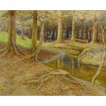 W. Walton (19thC/20thC). Flatts Wood Bernard Castle, watercolour, signed and titled, 23cm x 28.5cm,