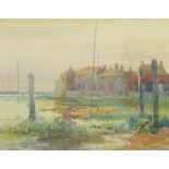 T.E. Lightfoot (19thC/20thC). Bosham Nr Chichester, watercolour - pair, signed, dated 1928, titled v