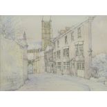 J.B. Horner (20thC). James Street, Lincoln, watercolour, signed and dated (19)99, 31.5cm x 42.5cm.