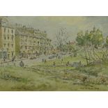 Hugh McKenzie (1909-2005). Royal Parade Blackheath, watercolour, signed, titled and dated 1968, 24cm