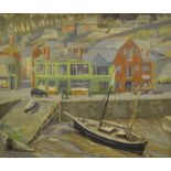 20thC British School. Cornish harbour scene, oil on canvas, signed and titled verso, 50cm x 60cm.