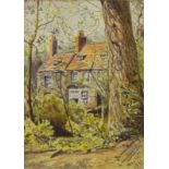 Rachel Mary Harriet Kinnear (1848-1925). Burton Rectory Lincolnshire, watercolour, initialled, title