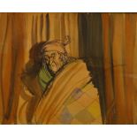 20thC British School. Scrooge, watercolour drawing, 50.5cm x 63cm.