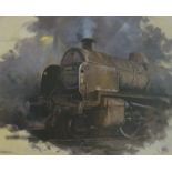 David Shepherd (1931-2017). Guildford Steam Shed - The Last Days, a set of three artist signed limit