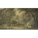 Henry Birche (18thC). Gamekeepers (after George Stubbs) c.1790, Mezzotint, published by B.B. Evans,
