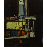 Peter Mackarell (1933-1988). Night Painting 3, oil on board, signed and titled verso, 78cm x 62.5cm
