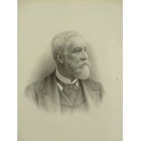 After C. W. Walton. The Rt Hon Sir Edmund J Monson, 1st Bart Pc GCB GCMC GCVI, sepia print, 57cm x 4