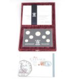 A Royal Mint United Kingdom Silver Anniversary Collection, of silver proof coins 1996, boxed with