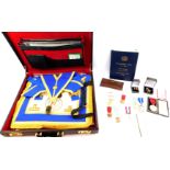 Masonic jewels and regalia, including Londonderry Lodge No 2039., Durham RMBI, and Masonic Trust For