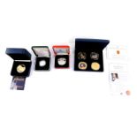 A HM Queen Elizabeth II Diamond Jubilee four coin set, London Mint Changing Face of Britain's