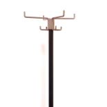 An industrial 20thC grey two tone cast iron coat stand, 184cm high.